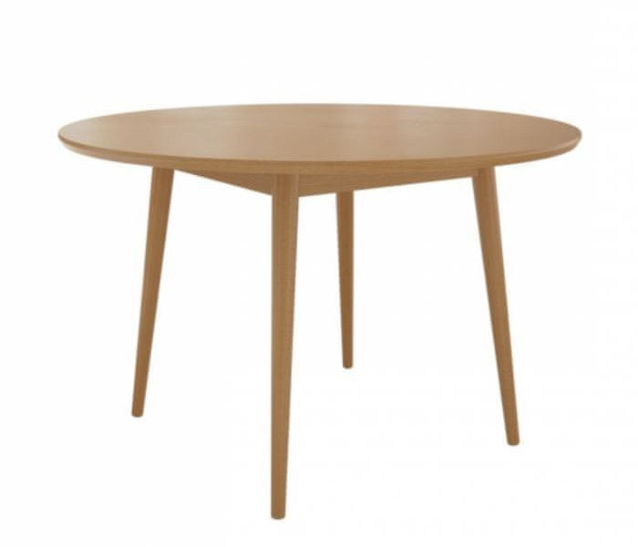 Veneti Okrúhly stôl do kuchyne NOWEN 3 - prírodné drevo